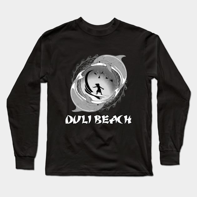 Palawan Duli Beach Long Sleeve T-Shirt by NicGrayTees